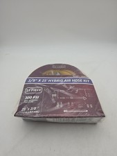 19 Pieces Air Compressor Accessories Kit with 3/8 Inch x 25FT Hybrid Hose