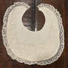 Vintage Baby Lace Bib Doll Handmade