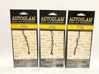 Candles Autoglam Auto Air Freshener, Diva, Set of 3Scent: Diva 3 set