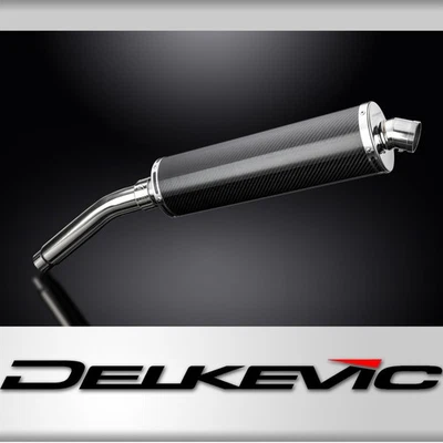 BMW F650GS F650 GS 2000-2007 Echappement KIT-Silencieux 450mm Ovale Carbone - Photo 1/4