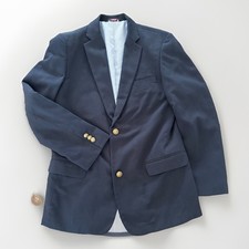 Tommy Hilfiger Boys Navy Blue Blazer 18 Suit Jacket 2 Button Fully Lined