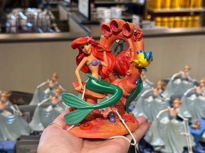 Disney Parks 2026 The Little Mermaid Ariel Sebastian Flounder Figurine Statue 6''
