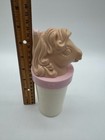 Vintage 1980's My Little Pony 7" Kids Plastic Cup Molded Pony Head Lid -No Straw — photo 10