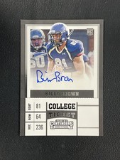 2017 Panini Contenders Draft Picks #259 Billy Brown Rams College Ticket RC AUTO