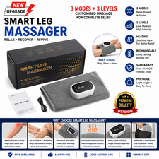 Leg Massager Heated Air Compression Foot Massage Calf Circulation Muscles Relax