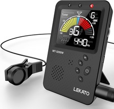 LEKATO Rechargeable Metronome Tuner 3-in-1 Digital Metronome with Vocal Count