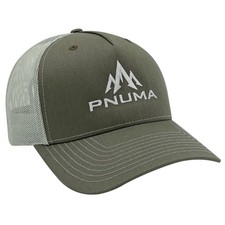 Pnuma Outdoors Logo Trucker Cap, Beetle Green, OSFM (CP-LO-BT)