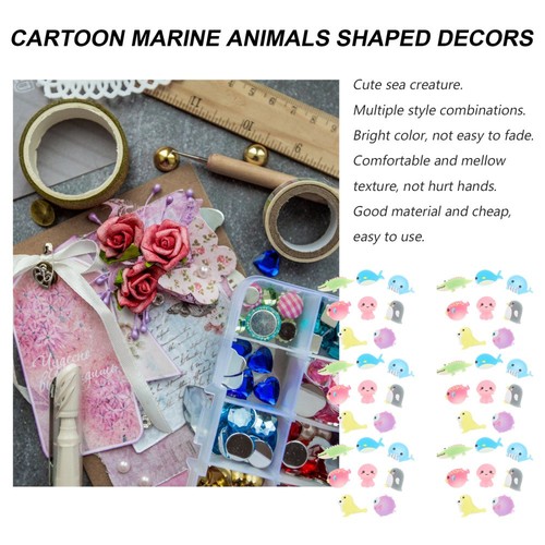 50 Pcs Mobilfunkmaterial Mit Kleberdrop Dekorative Handydekoration - 第 5/12 張圖片