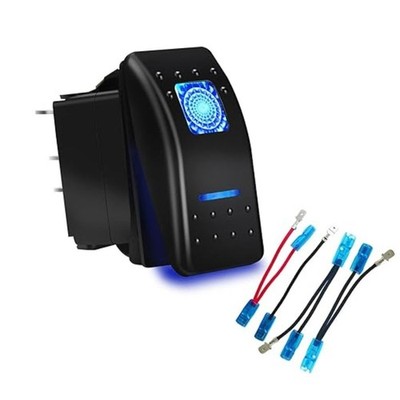 Toggle Switch 12V/ 20A 10A/ 24V, Rocker Switch for Mari Style: 7 Pin ON-OFF-ON