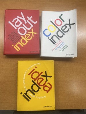 Layout Idea Color Index Books, Graphic Art Designer Tools, 2000-2002, Jim Krause