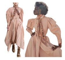 ULLA JOHNSON baby cord Lucinda midi dress sz 4