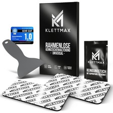 Klettmax® Das Original – Kennzeichenhalter Rahmenlos | Klett Nummernschildhalter