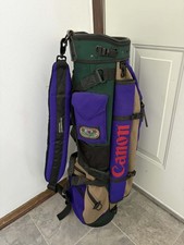 Vintage 90s Belding Sports Canon Camera Promo Golf Cart Bag 6-Way Divider