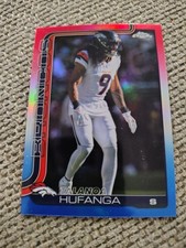 2025 Topps Chrome Football - Talanoa Hufanga Red, White, and Blue Refractor #94