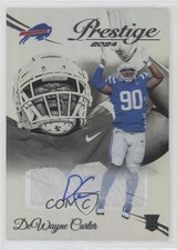 2024 Prestige Rookies Xtra Points Premium Signatures DeWayne Carter Auto 1e3h