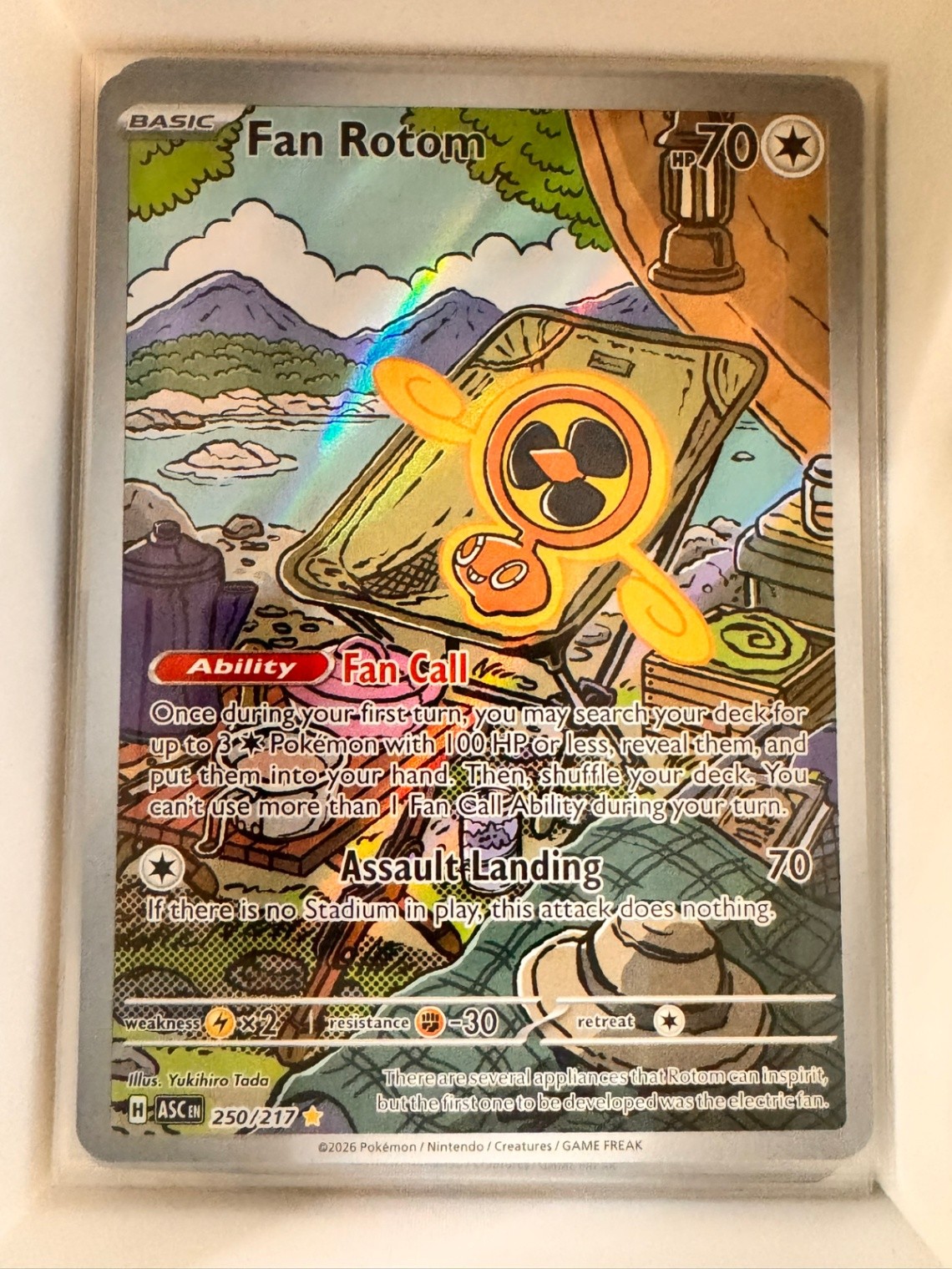 Fan Rotom Illustration Rare ME: Ascended Heroes 250/217 LP