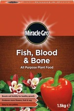 MIRACLE GRO FISH BLOOD & BONE ALL PURPOSE PLANT FOOD 1.5KG 8.35 per kilo