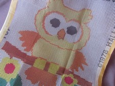 Vtg 1978 Hallmark Owl Latch Hook Rug Kit 3137 Yarn Retro Wall Hanging in Box