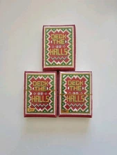 Kings Wild Project Deck The Halls Playing Cards Set - Standard, Red + Green Gld