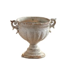 Europ&auml;ische &Auml;sthetische Urne Vase Deko Tisch Akzent Retro Metall Urne