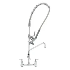 T&S Brass EasyInstall Pre-Rinse Unit w/Add-On Faucet & 12"Swing Nozzle