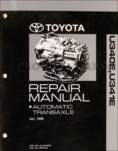 2000-2006 Celica Echo Xa Xb Automatic Transmission Repair Manual Shop Service