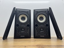 Mission 700 2-Way Reflex Speakers, Stereo, 8 Ohms, Black Wood Preowned Condition