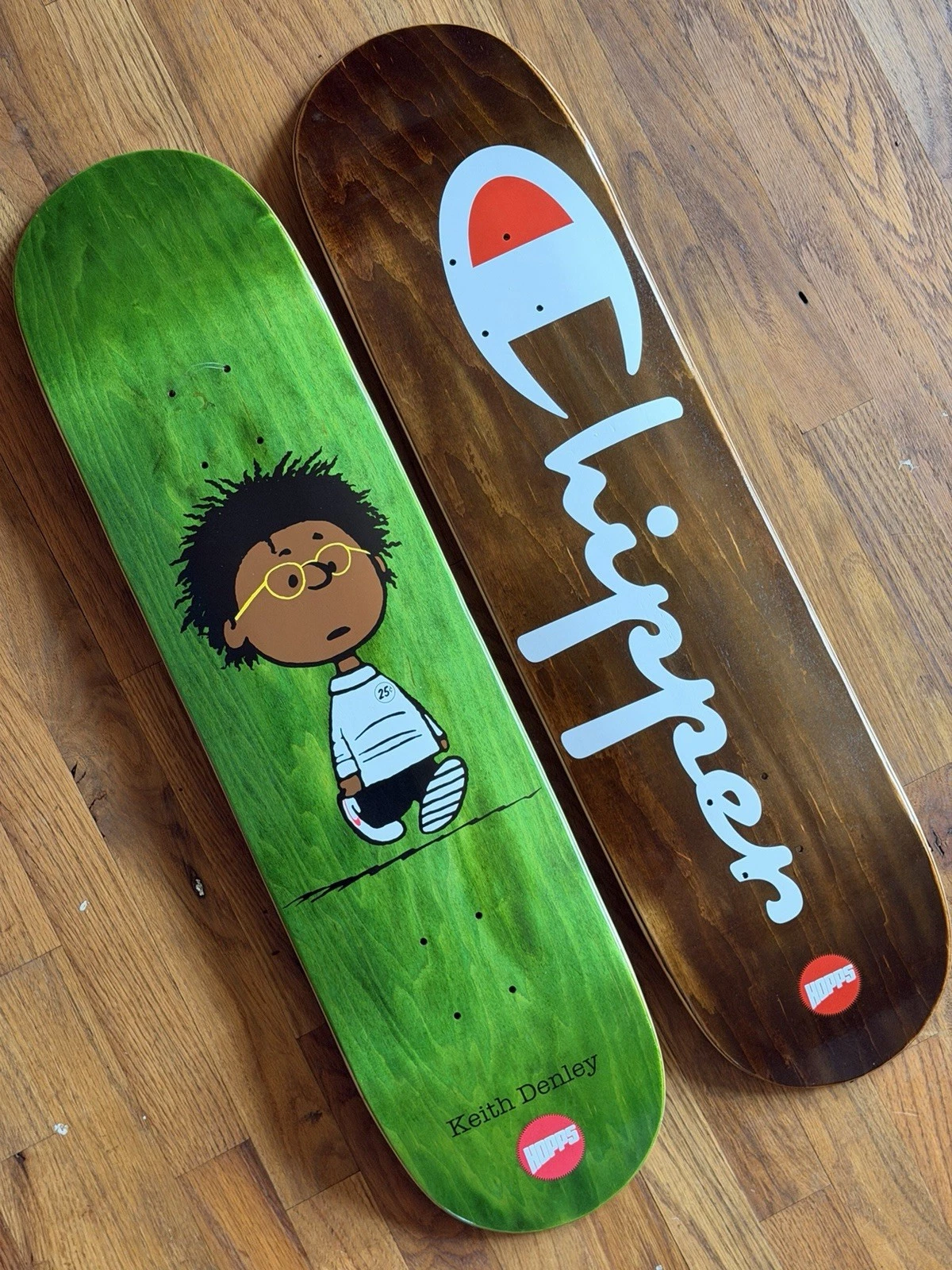 Hopps Skateboards Del Negro Abstraction Skateboard Deck - Thumbnail 3