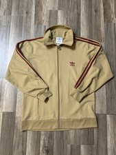Adidas Jacke Firebird Monogram Vintage/ Trainingsjacke Beige