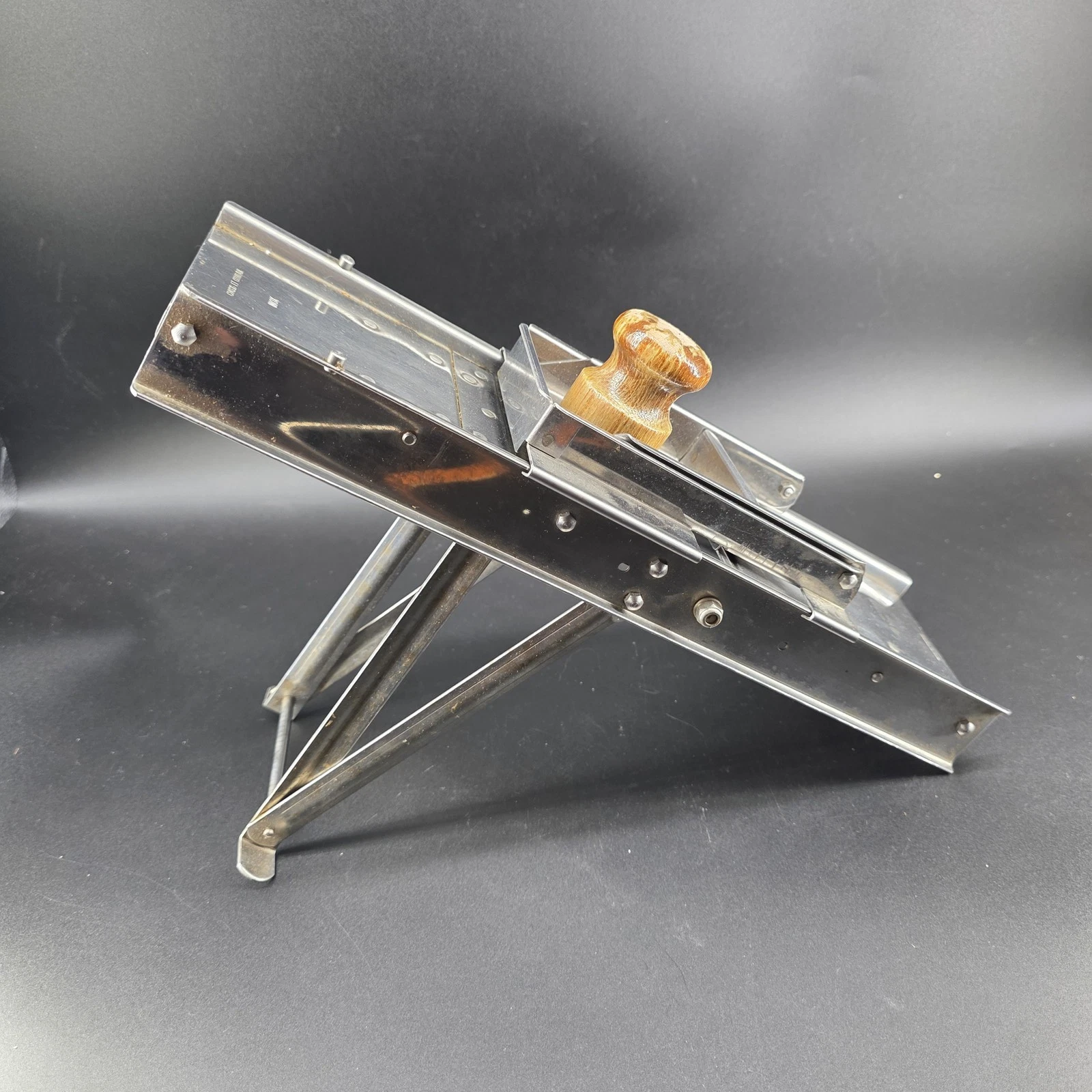 Vintage Bron Mandoline Slicer Stainless Steel Professional French Made INOX