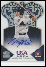 2015 Panini USA Baseball #37 Morgan McCullough Crown Royale Silver Signatures