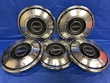Vintage Set Of 5 196869 Chevrolet 14 Hubcaps Impala Caprice