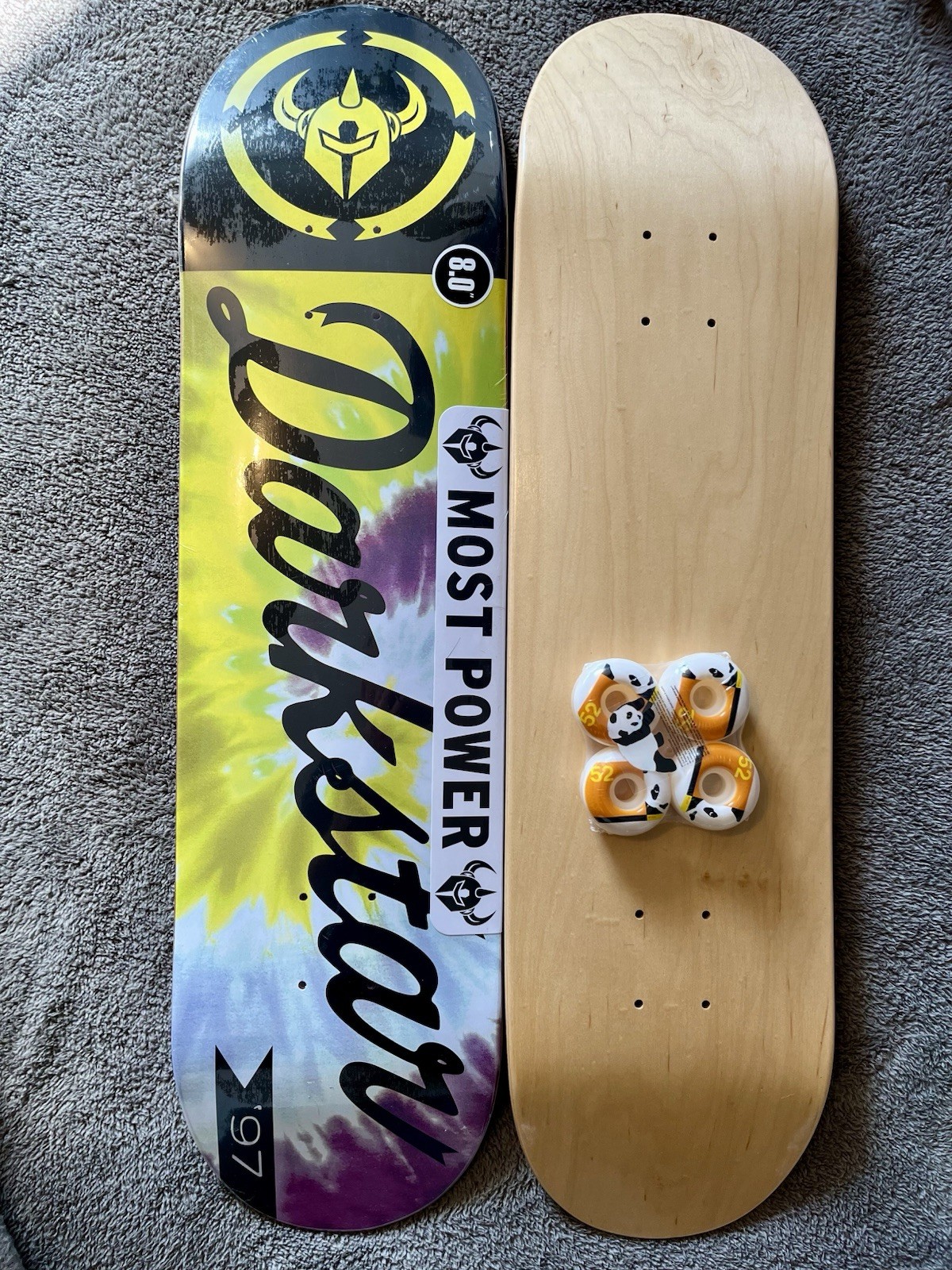 Decks 8 Inch Wide & Free Enjoi Wheels 52mm