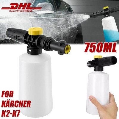 Schaumlanze Schaumkanone Hochdruck Düse Foam Lance Gun für Kärcher K2-K7 750ml
