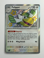 Pelipper 204/091 SV: Paldean Fates Shiny Rare Holo ENG 2024 Pokemon TCG