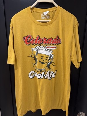 USA Drinking Team Tee Colorado Cool Aid  Men s Xl Hell Yeah 