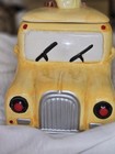 8 in. classic Vintage Yellow School Bus Ceramic Cookie Jar Cookie Bus w/ sounds  — photo 7