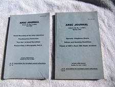 ARSC Journal 1991 Vol 22 Compl No 1-2 Association for Recorded Sound Collections