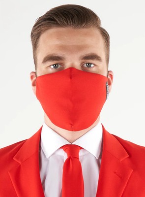Red Devil Stoffmaske - In your face, Corona! Gesichtsmaske mit Stil