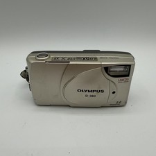 Vintage Olympus D-380 Digital Camera Camedia 2.0MP Silver - Tested Working