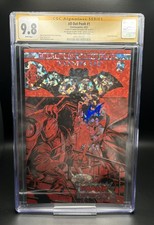 All Out Pooh #1 Tomb Of Pooh Red Crystal Foil Signed by Marat Mychaels comic cover