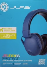 JLab JBuddies Protect Kids Hearing Protection Earmuffs Navy Fit Infants to Teens