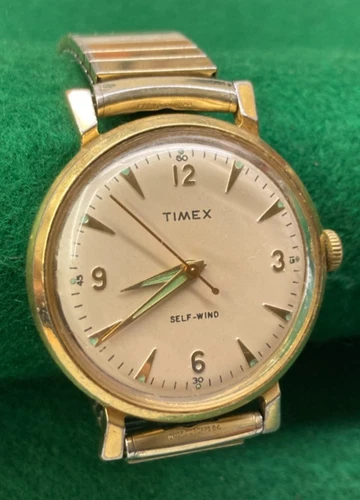Vintage Timex  Automatic Men's Mechanical Wrist Watch Running