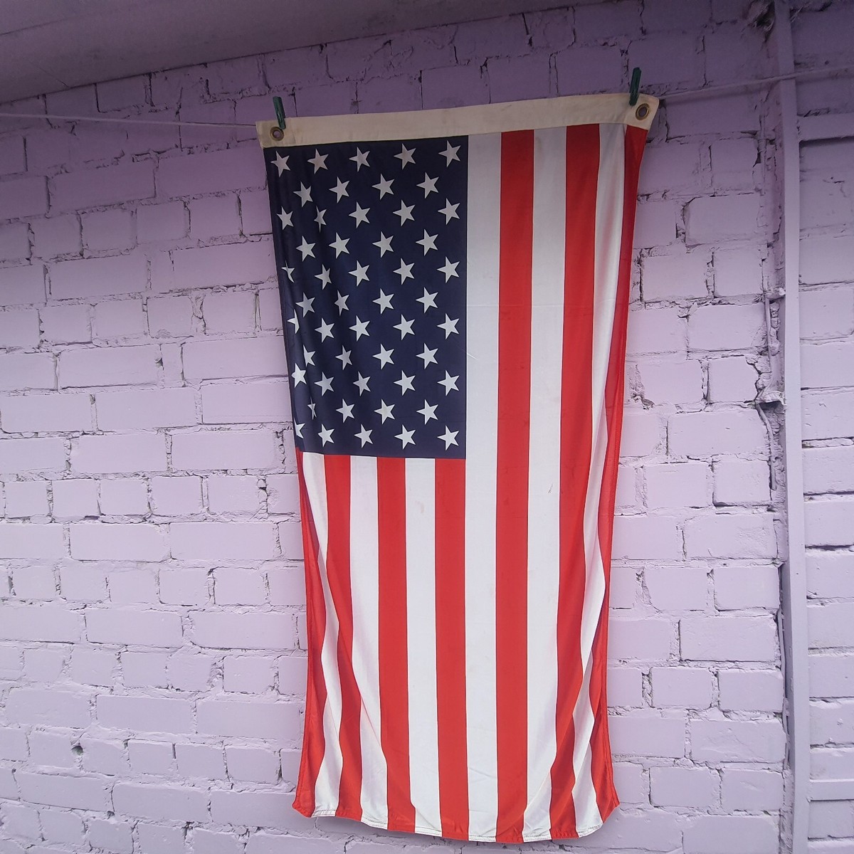 Large Vintage American 50 Star Flag - Flag - American Flag