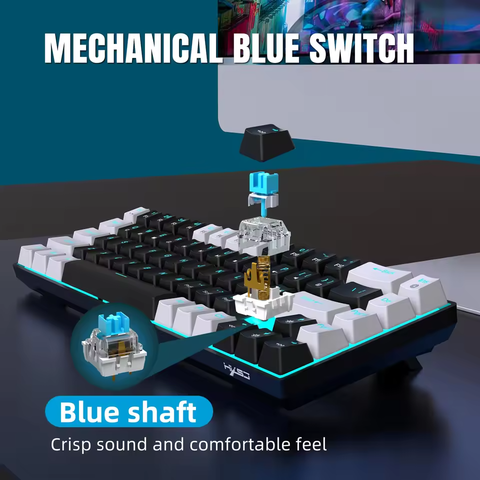 Compact and Durable Mechanical Keyboard for Enhanced Typing Experience