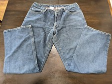 Carhartt WB022 Flannel Lined Jeans Womens 16x32 Relaxed Fit Straight Leg Work