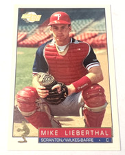 1993-94 Fleer Excel Baseball Card #246 Mike Lieberthal Scranton/Wilkes-Barre