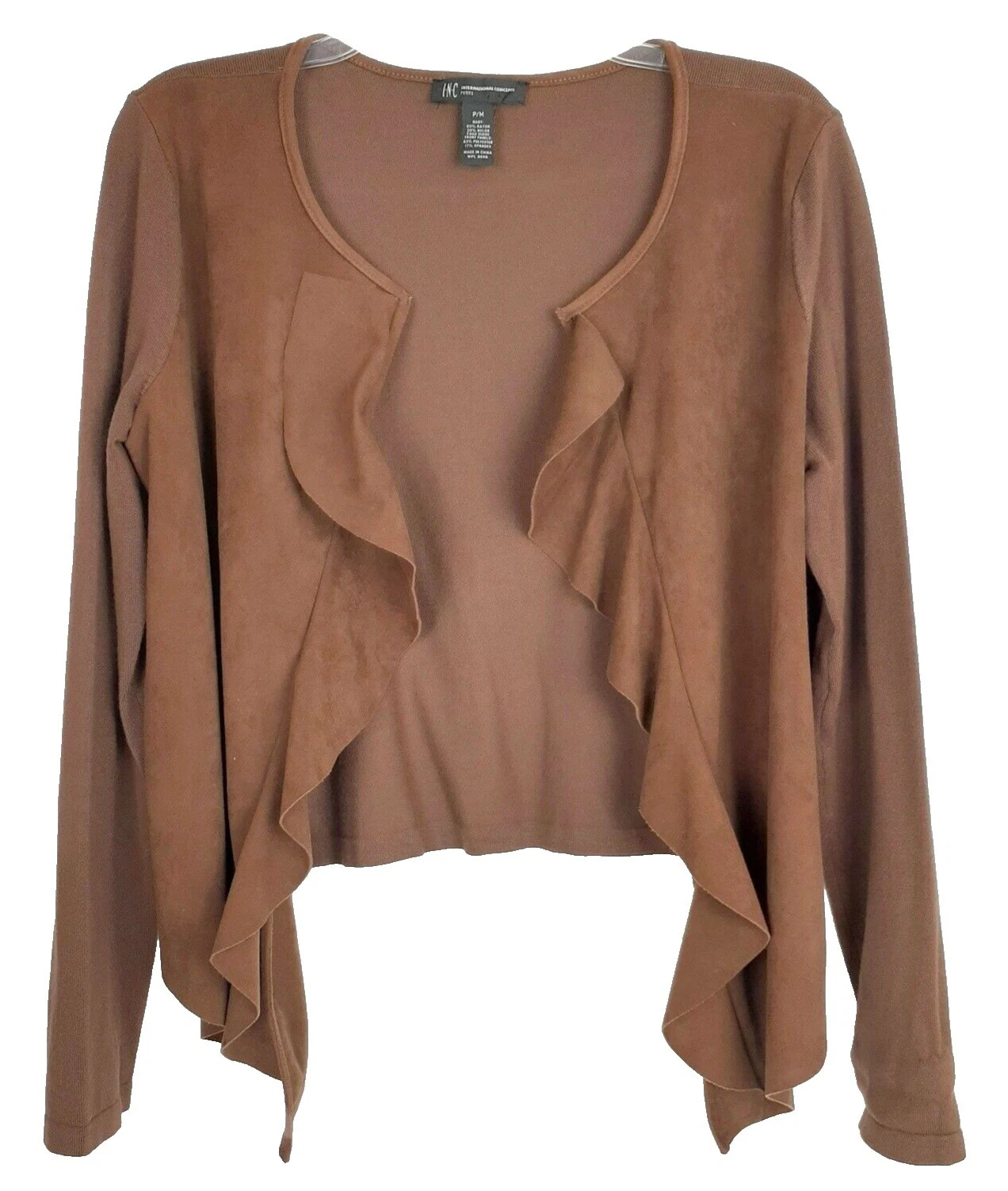 Mujer Ante INC International Concepts Cardigan Suéteres para mujer