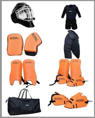 FIELD HOCKEY Royal NEW BRAND GOALIE PROTECTION JACKET NICKER FULL KIT GOALIE