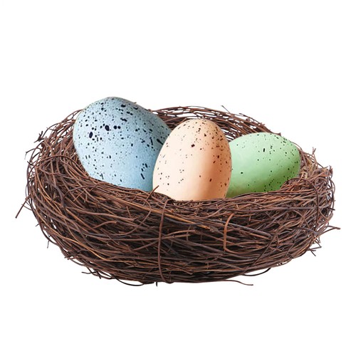 Bird Nest Decor Easter Bird's Nest Warm Breathable Artificial Bird Nest - Picture 2 of 9